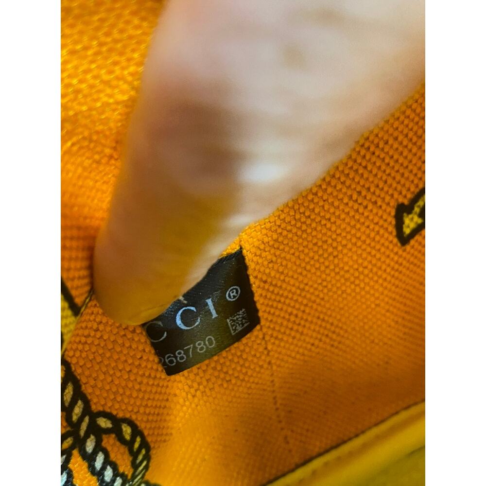 Gucci Large Miami Raffia Sequin Ophidia GG Tote Shoulder Bag - Picture 7 of 16